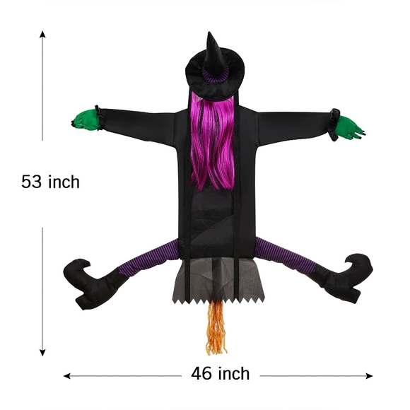 HOOJO Witch Crashing Tree Decoration HP 🎉 Best In Home Posh Party - Picture 4 of 7